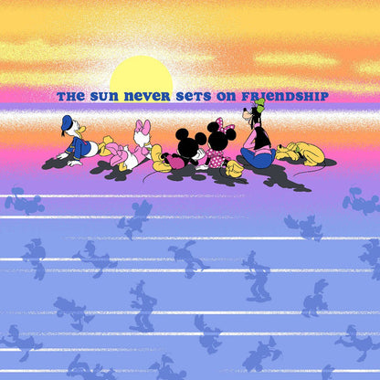 Sensational Sunset Cherokee Tooniforms Licensed Disney V Neck Scrub Top TF645 MKTV - Scrubs Select