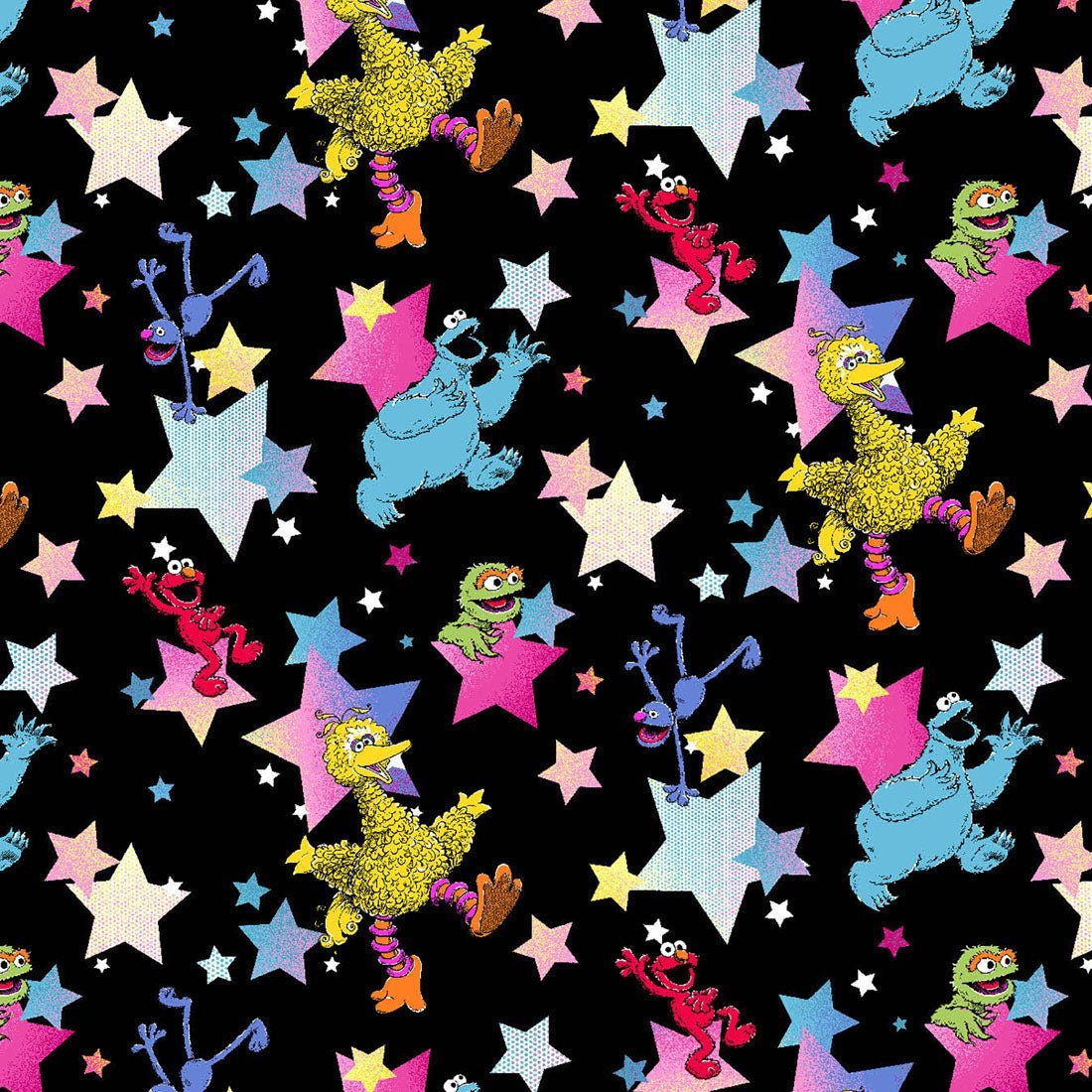 Sesame Street Cherokee Tooniforms V Neck Scrub Top TF659 SWOF - Scrubs Select