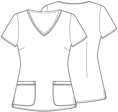 Sesame Street Tooniforms Licensed V-Neck Scrub Top TF633 SWDU - Scrubs Select