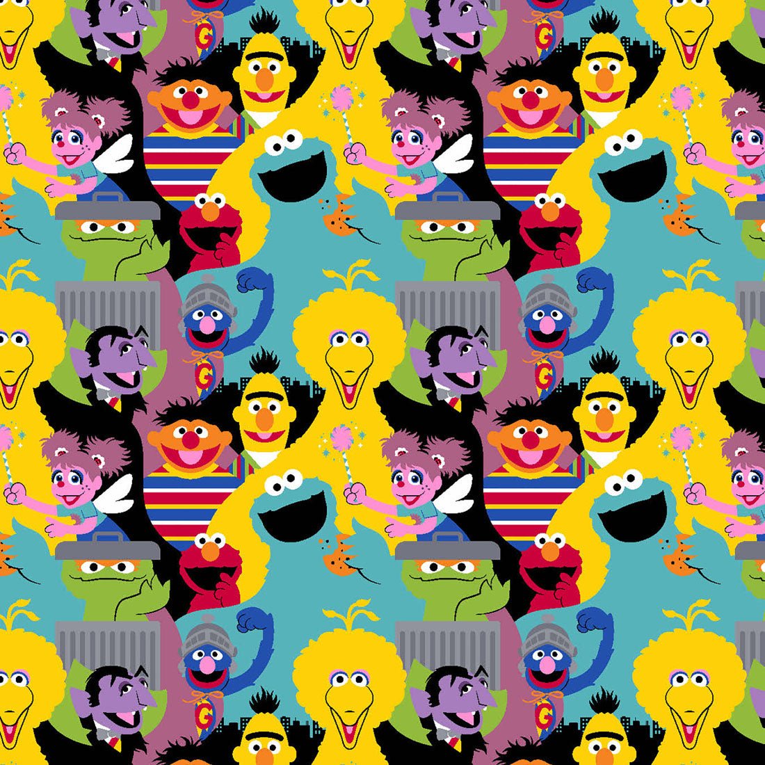 Sesame Street Tooniforms Licensed V Neck Scrub Top TF645 SWWG - Scrubs Select