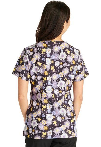 Snoopy Cherokee Tooniforms Peanuts V Neck Scrub Top TF626 PNWW - Scrubs Select