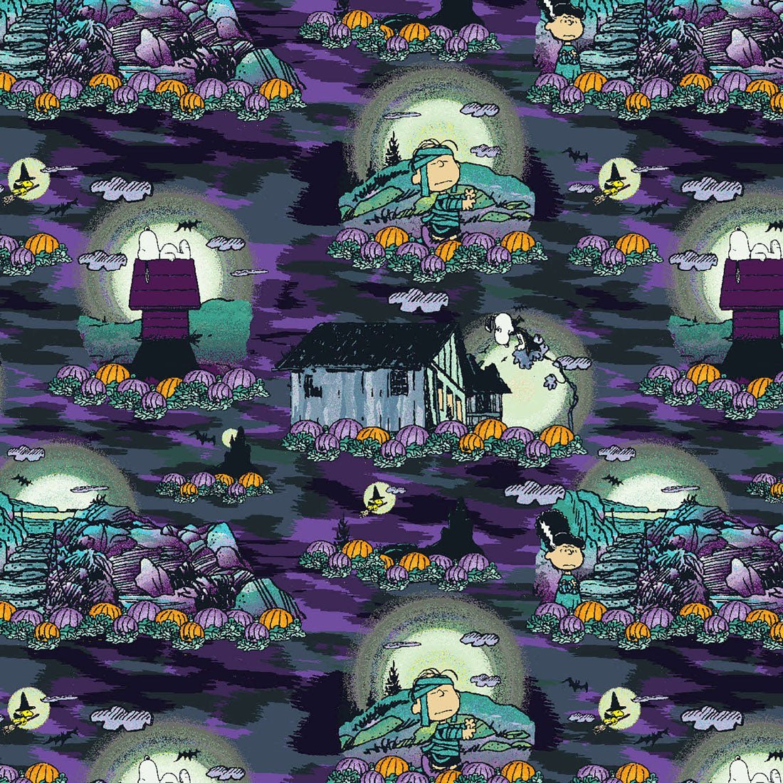 Snoopy Tooniforms Licensed Peanuts Halloween V Neck Scrub Top TF636 PNMK - Scrubs Select