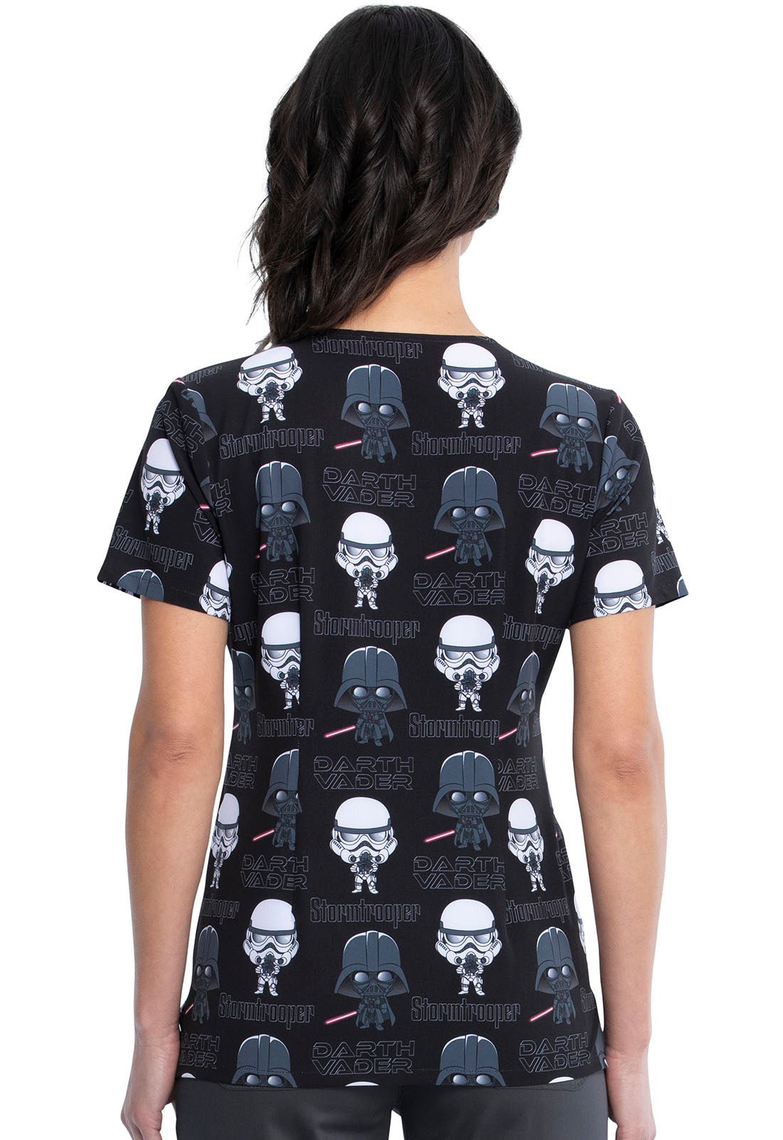 Star Wars Tooniforms Licensed Disney V Neck Scrub Top TF634 SRAE - Scrubs Select