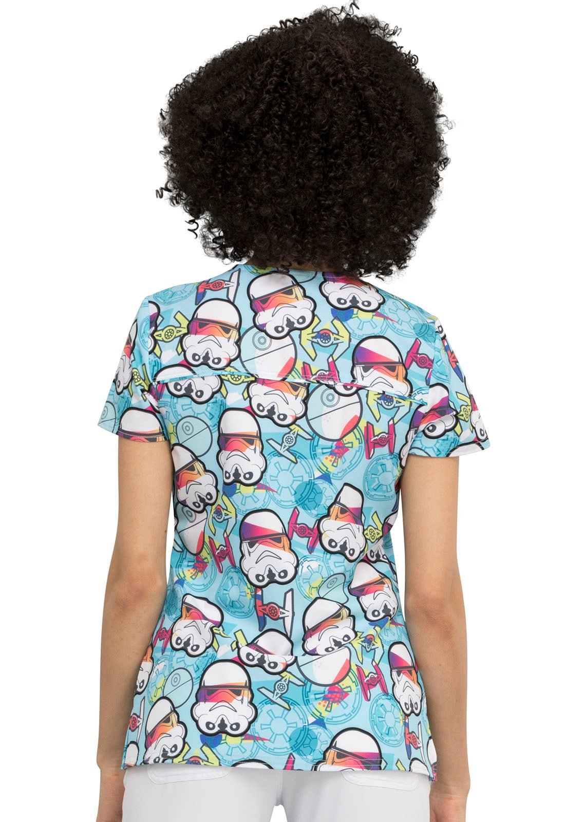 Star Wars Tooniforms Licensed Disney V Neck Scrub Top TF666 SRPI - Scrubs Select