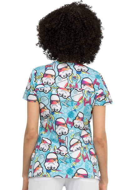 Star Wars Tooniforms Licensed Disney V Neck Scrub Top TF666 SRPI - Scrubs Select