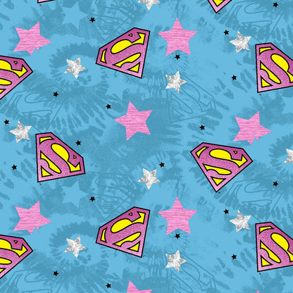 Supergirl Cherokee Tooniforms DC Comics Rounded V Neck Scrub Top TF786 DMSO - Scrubs Select