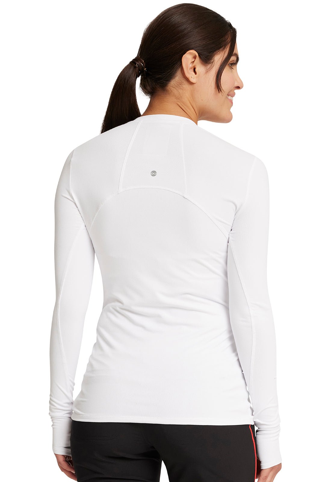 Therapy Beagle Cherokee Infinity Peanuts Underscrub Knit Tee CK761 PNTB - Scrubs Select