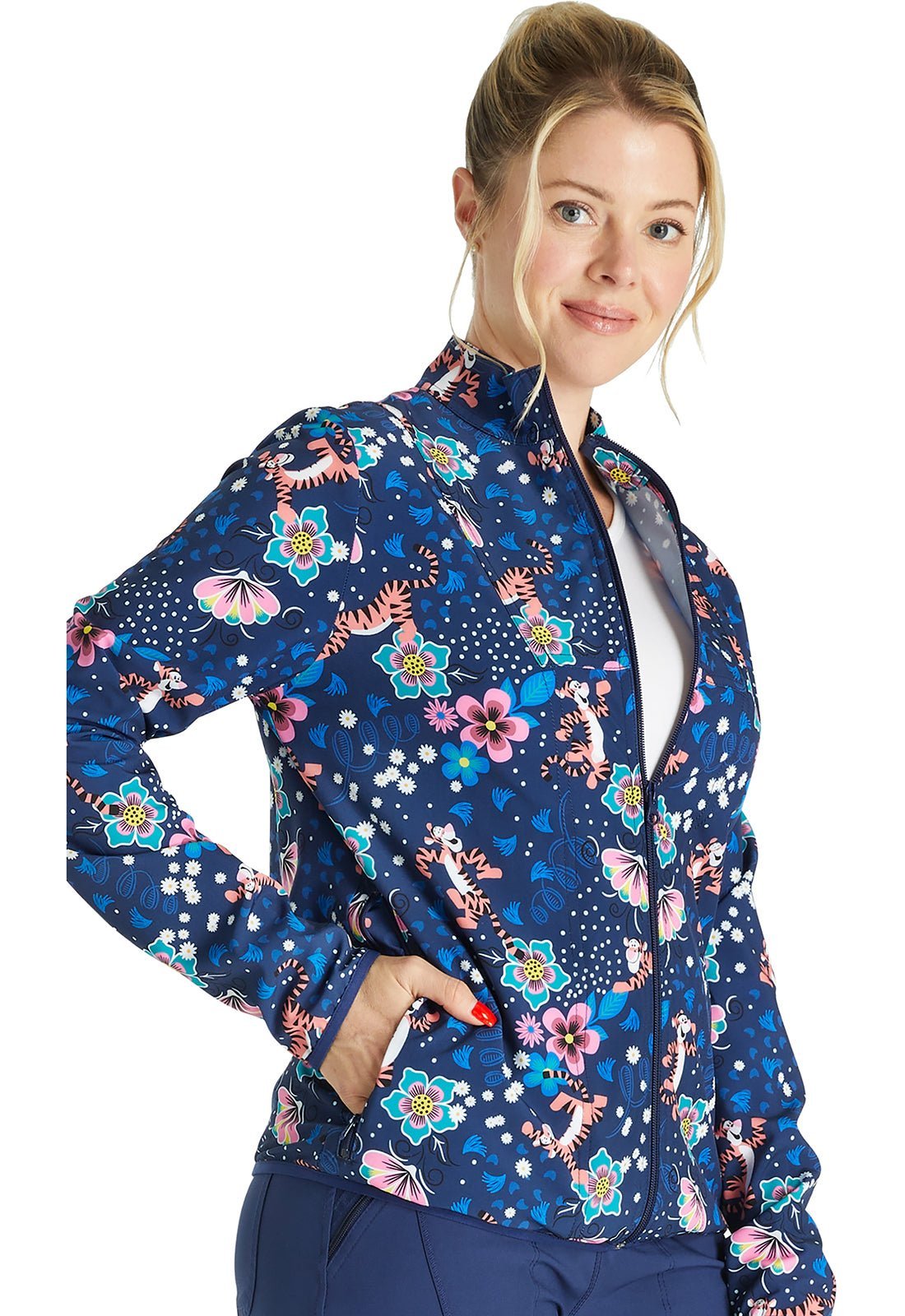 Tigger Cherokee Disney Packable Scrub Jacket TF320 PHNC - Scrubs Select