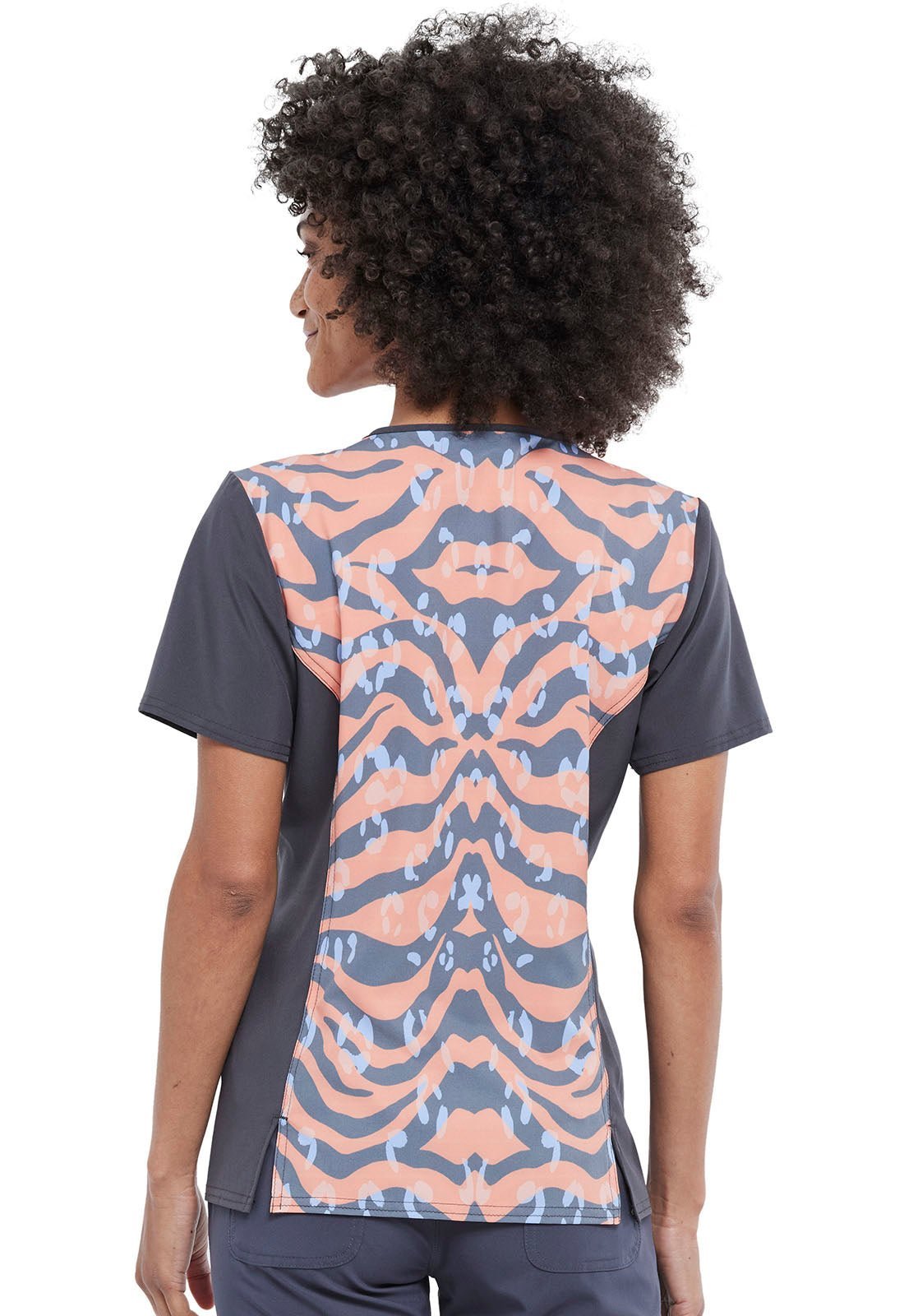 Tigger Cherokee Tooniforms Disney Winnie The Pooh V Neck Scrub Top TF677 PHTI - Scrubs Select