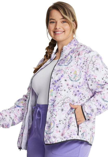 Tinker Bell Heartsoul Disney Peter Pan Packable Scrub Jacket HS329 PEGD - Scrubs Select