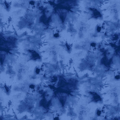 Tonal Tie Dye Navy Dickies Men's V Neck Scrub Top DK607 TTDN - Scrubs Select