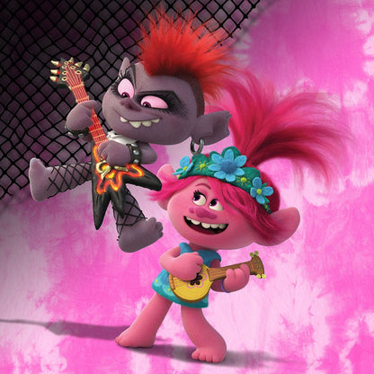 Trolls Tooniforms Licensed Dreamworks V Neck Scrub Top TF627 TOBB - Scrubs Select