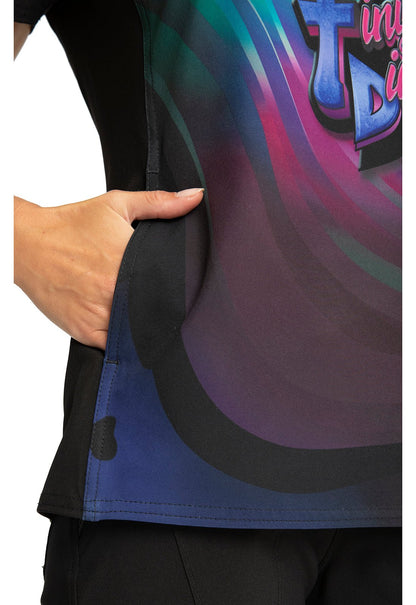 Trolls Tooniforms Licensed Dreamworks V Neck Scrub Top TF627 TOTD - Scrubs Select