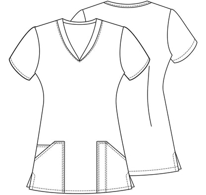 Trolls Tooniforms V Neck Medical Scrub Top TF646 TODD - Scrubs Select