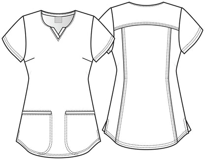 Trollstopia Cherokee Tooniforms Trolls V Neck Scrub Top TF761 TOIA - Scrubs Select