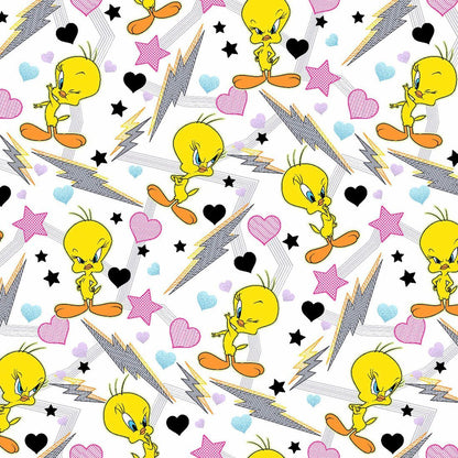 Tweety Cherokee Tooniforms Looney Tunes V Neck Scrub Top TF776 LTET - Scrubs Select