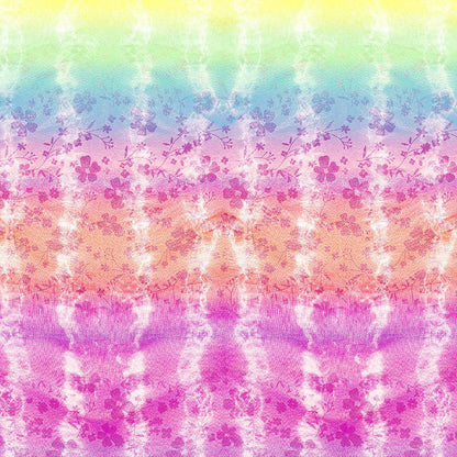 Tye Dye Vibes HeartSoul Print V Neck Scrub Top HS638 TDVB - Scrubs Select