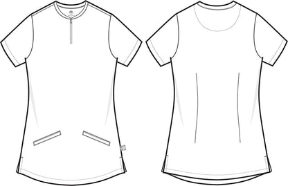 Water Color Healing Hands Limited Edition Zip Front Scrub Top HH900X WACO - Scrubs Select