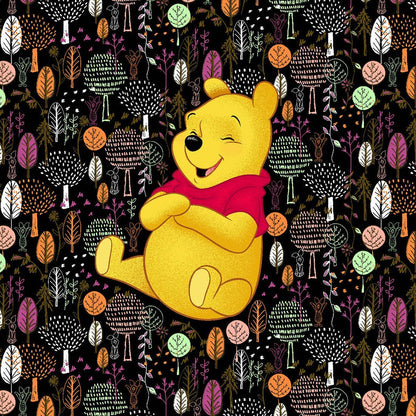 Winnie The Pooh Tooniforms Licensed Disney V - Neck Scrub Top TF639 PHSR - Scrubs Select