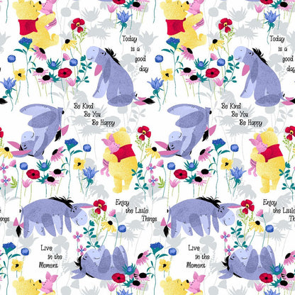 Winnie The Pooh Tooniforms Licensed Disney V Neck Scrub Top TF666 PHOR - Scrubs Select