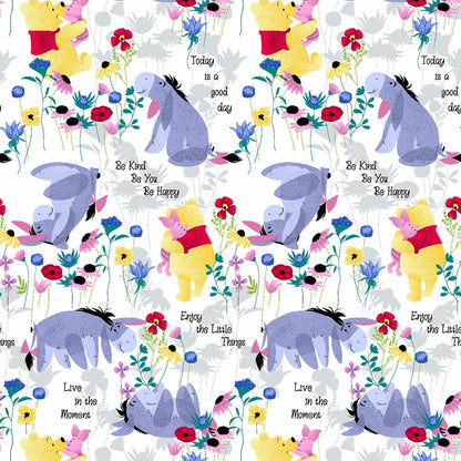 Winnie The Pooh Tooniforms Licensed Disney V Neck Scrub Top TF666 PHOR - Scrubs Select