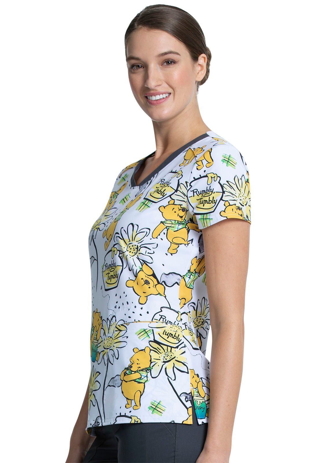 Winnie The Pooh Tooniforms V Neck Scrub Top TF699 PHLY - Scrubs Select