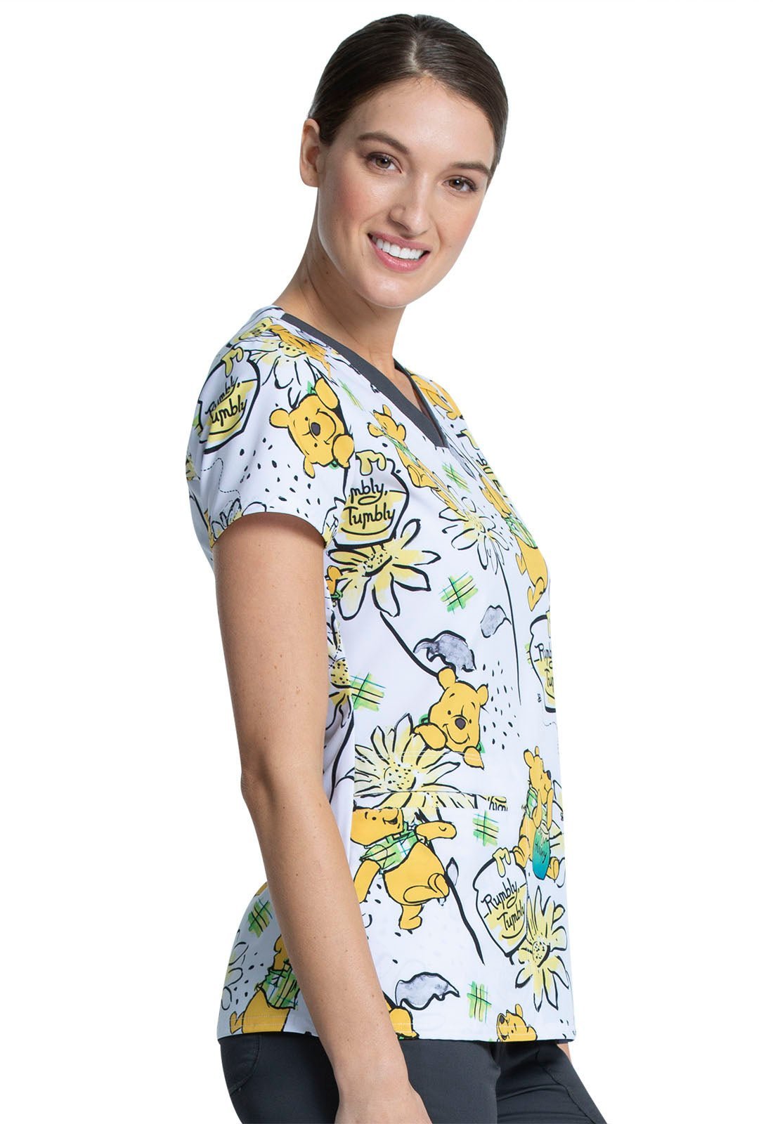 Winnie The Pooh Tooniforms V Neck Scrub Top TF699 PHLY - Scrubs Select