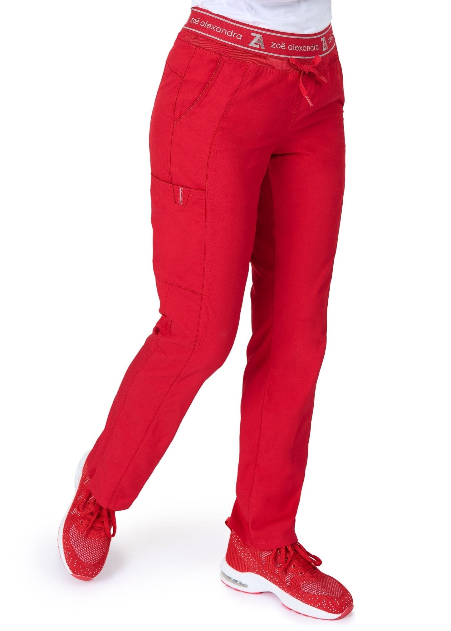Zavate Greenwich Straight Leg Pant 3027 in Dusty Rose, Red, Sea Foam - Scrubs Select